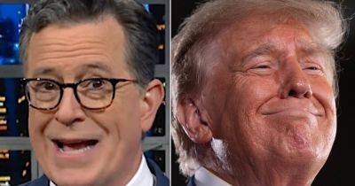 Joe Biden - Donald Trump - Stephen Colbert - Ed Mazza - Stephen Colbert Fact-Checks Trump With Just 1 Brutally Honest Word - huffpost.com - Usa