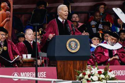 Joe Biden - Donald Trump - John Bowden - Biden tells pro-Gaza student protesters their ‘voices should be heard’ during Morehouse commencement speech - independent.co.uk - Usa - Georgia - Israel - Palestine