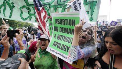 Geoff Mulvihill - Abortion is still consuming US politics and courts 2 years after a Supreme Court draft was leaked - apnews.com - Usa - state Florida - state Arizona - state South Dakota - state Kansas - state Democratic-Led