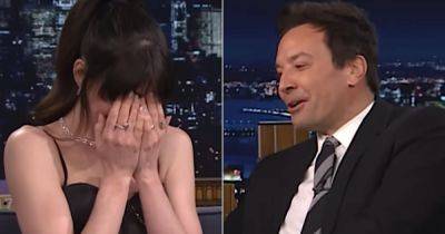 Stephen Colbert - Jimmy Fallon - Ron Dicker - Anne Hathaway - Jimmy Fallon Totally Burns His Audience To Spare Anne Hathaway From Embarrassment - huffpost.com - Usa