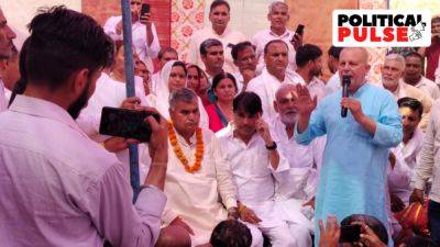 Varinder Bhatia - Hooda’s ‘saviour’ to ‘Congress’s Yogi’, Haridwar seer creates ripples in Sonipat, taps into ‘anti-incumbency’ - indianexpress.com