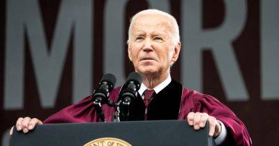 Joe Biden - Nnamdi Egwuonwu - Action - Biden delivers Morehouse commencement speech as some on campus express pro-Palestinian messages - nbcnews.com - Usa - Israel - Palestine - city Atlanta
