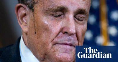 Rudy Giuliani - Rudy Giuliani complains Arizona indictment not served ‘stylishly’ - theguardian.com - city New York - state Florida - state Arizona - county Palm Beach