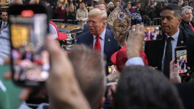 Donald Trump - Ronald Reagan - MICHELLE L PRICE - JILL COLVIN - Trump is holding a rally in the South Bronx as he tries to woo Black and Hispanic voters - apnews.com - city New York - New York - county Reagan - county Bronx - state Democratic - city Harlem