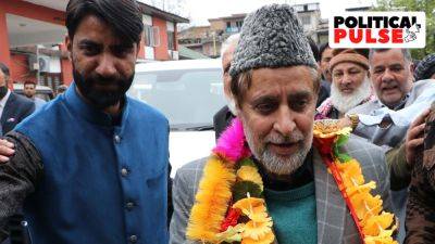 Omar Abdullah - Bashaarat Masood - With A - A spiritual leader with a long political line, NC Gujjar candidate has PDP spooked - indianexpress.com