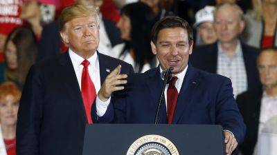 ‘Ron, I love that you’re back': Trump and DeSantis put an often personal primary fight behind them