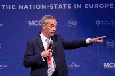 Former Brexit champion Nigel Farage abandoning UK general election to help Trump’s campaign, he says