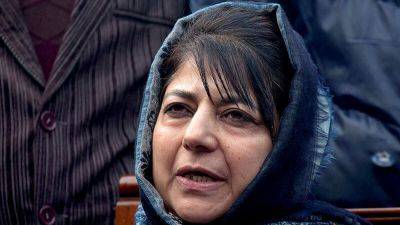 Lok Sabha Elections 2024: PDP chief Mehbooba Mufti alleges PDP workers detained on Phase 6 polling day, stages protest