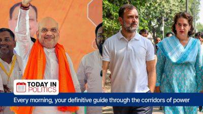 Today in Politics: Amit Shah and Nadda in UP, Rahul to campaign in Bihar