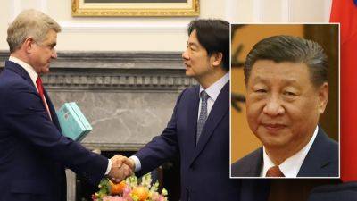 Lai Ching - Elizabeth Elkind - Michael Maccaul - Fox - China's threats, 'naked aggression' loom large as House lawmakers meet Taiwan's new president - foxnews.com - China - Iran - state Texas - Taiwan - Russia - state Oregon - Philippines - city Taipei, Taiwan