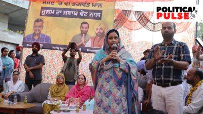 Her husband’s ‘messenger’, Mrs Bhagwant Mann takes the stage
