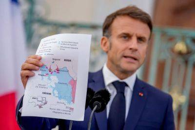 Joe Biden - Volodymyr Zelenskyy - Emmanuel Macron - Justin Trudeau - Via AP news wire - Ukraine's Zelenskyy is expected in Normandy for commemorations of 80 years since D-Day, Macron says - independent.co.uk - Usa - Ukraine - Britain - Canada - France - Germany - city Omaha