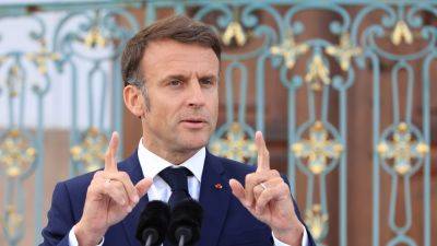 Vladimir Putin - Volodymyr Zelenskyy - Emmanuel Macron - Olaf Scholz - Karen Gilchrist - Ukraine war updates: Macron says Kyiv should be allowed to use Western weapons on Russian military sites; U.S. weighs further sanctions - cnbc.com - China - Ukraine - Russia - county White - Belgium - France - Spain - Germany - city Moscow - city Sanction - Portugal