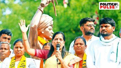 Arvind Kejriwal - Sunita Kejriwal - In Gujarat, Sunita Kejriwal takes the lead in AAP campaign: ‘Jail ka jawab vote se’ - indianexpress.com - India - city Delhi