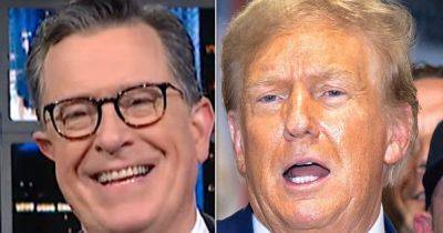 Joe Biden - Donald Trump - Stephen Colbert - Ed Mazza - ‘This Is Where We Are’: Stephen Colbert Spots Trump’s Weirdest ‘Party Trick’ Yet - huffpost.com - Usa
