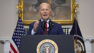 Biden Says - Biden says he supports the right to protest but denounces 'chaos' and hate speech - npr.org - Usa - Palestine