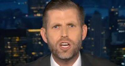 Donald Trump - Eric Trump - Stormy Daniels - Sean Hannity - Ed Mazza - Fox News - Eric Trump Busted In 'Obvious Lie' In Off-The-Rails Defense Of Dad - huffpost.com - Usa - city New York - New York - city Manhattan