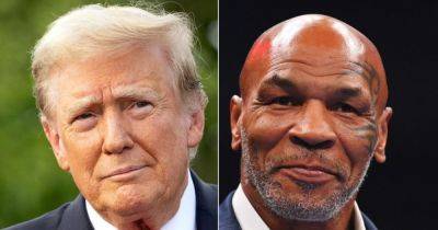 Donald Trump - Ben Blanchet - Mike Tyson - Trump Takes Bite Out Of Phony Mike Tyson Pic On Truth Social: 'Thank You Mike!' - huffpost.com