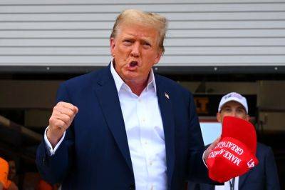 Donald Trump - Taylor Swift - Stormy Daniels - Donald Trump waves to crowd and visits McLaren garage at F1 Miami Grand Prix - independent.co.uk - Usa - city New York - state Florida - New York - Britain - county Miami