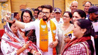 Sabha Elections - Congress gets support from Pakistan, claims BJP Minister Anurag Thakur during Lok Sabha elections 2024 campaign in HP - livemint.com - Pakistan