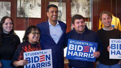 Donald Trump - Ro Khanna - Elena Moore - Six months out from the election, Wisconsin students weigh voting for Biden - npr.org - Israel - state Wisconsin
