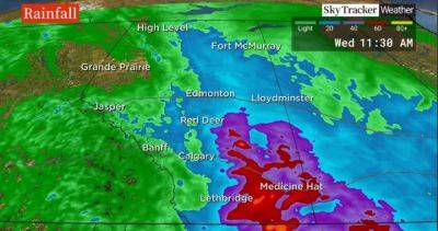 Southern - A month’s worth of rainfall in 48 hours expected in some parts of Alberta - globalnews.ca - Canada