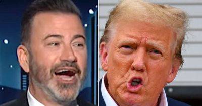 Donald Trump - Jimmy Kimmel - Stormy Daniels - Ed Mazza - Juan Merchan - Jimmy Kimmel Spots Sure Sign 'Trump Is Definitely Going To Jail' - huffpost.com - Usa