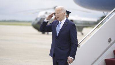 Joe Biden - Karine Jean-Pierre - ZEKE MILLER - Biden to condemn current antisemitism in Holocaust remembrance amid college protests and Gaza war - apnews.com - Egypt - Washington - Israel - Iran - Palestine