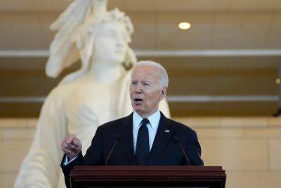 Joe Biden - Andrew Feinberg - Biden warns of ‘ferocious surge in antisemitism’ amid continued campus protests over Israel-Hamas war - independent.co.uk - Usa - Israel - Germany - state Delaware