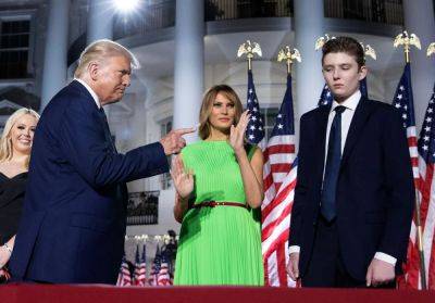 Donald Trump - Barron Trump - Graig Graziosi - Juan Merchan - Trump was given the day off trial for Barron’s graduation. Now he’s headlining a Republican fundraiser - independent.co.uk - state Florida - state Minnesota - county Reagan - county Palm Beach - state New York - city West Palm Beach, state Florida