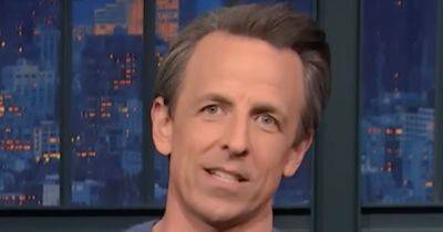 Donald Trump - Trump - Seth Meyers - Stormy Daniels - Josephine Harvey - Juan Merchan - Another Trump - With A - Seth Meyers Uses Trump's Courtroom Habit To Hit Him With A Double Whammy - huffpost.com - Usa