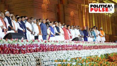 UP share in Union Council of Ministers drops to 9, BJP tries to strike caste balance