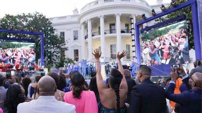 Joe Biden - Donald Trump - Abraham Lincoln - JOSH BOAK - Biden hosting early Juneteenth celebration concert on White House lawn - apnews.com - Usa - Washington - state Texas