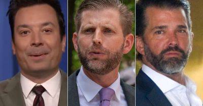 Jimmy Fallon Dings Donald Trump Jr. And Eric Trump With Line About Dad's Probation Interview