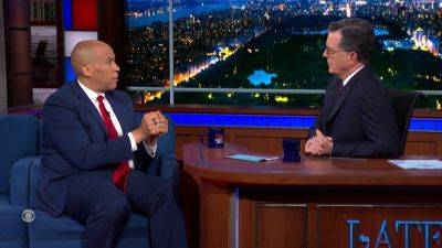 U.S.District - Stephen Colbert - In Trump - Tammy Duckworth - Jeffrey Clark - Cory Booker - Fox - Sen. Booker tells Colbert he does 'not trust' Trump-appointed judges 'to secure our rights' - foxnews.com - Usa - state New Jersey - New York