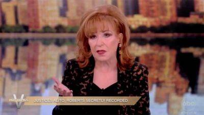 'The View' co-hosts say they're uncomfortable with Alito recordings, but concede someone has to 'expose them'