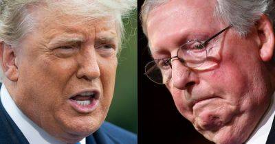 Mitch McConnell To Meet With Trump For The First Time Since Jan. 6 Attack