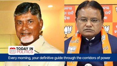 Today in Politics: Chandrababu Naidu to take oath as Andhra CM; Odisha to get first CM from BJP