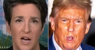 Rachel Maddow Shows Donald Trump’s Shift From 'Incoherent' To 'Pornographically Violent'