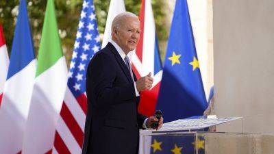 Joe Biden - DARLENE SUPERVILLE - COLLEEN LONG - US, Europe agree to lock up Russian assets until it pays for Ukraine war, clearing way for $50B loan - apnews.com - Usa - Ukraine - Russia - Italy - city Moscow