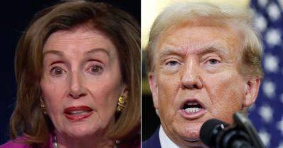 Nancy Pelosi Spots GOP 'Tragedy' Over 'Thug' Trump Praise During DC Visit