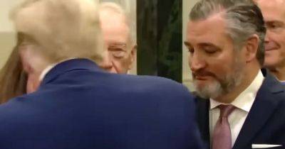 Lawrence O’Donnell Spots Ted Cruz’s Most Cringeworthy Moment With Donald Trump