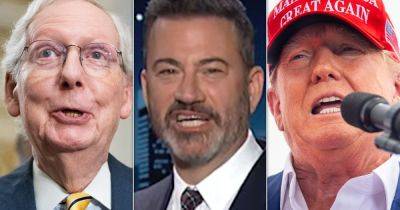 Donald Trump - Mitch Macconnell - Jimmy Kimmel - Ed Mazza - Elaine Chao - Jimmy Kimmel Taunts ‘Spineless Little Mitch’ McConnell Over Cowardly Trump Move - huffpost.com - area District Of Columbia - Washington, area District Of Columbia