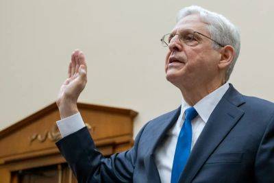 DOJ won’t prosecute Merrick Garland after Republicans vote to hold him in contempt