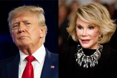 Donald Trump said Joan Rivers voted for him in 2016. She died in 2014
