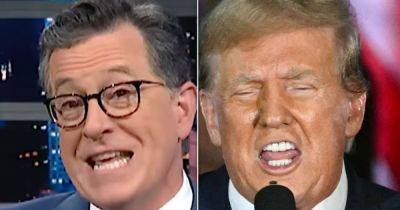 Joe Biden - Donald Trump - Stephen Colbert - Ed Mazza - Ronny Jackson - 'More Proof': Stephen Colbert Spots Major Trump 'Cognitive' Warning Signs - huffpost.com