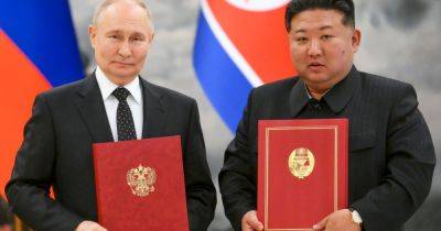 Vladimir Putin - Kim Jong Un - North Korea Rolls Out The Red Carpet For Putin As Countries Sign 'Strongest Ever Treaty' - huffpost.com - Ukraine - Russia - North Korea - city Moscow - South Korea - city Pyongyang - Soviet Union