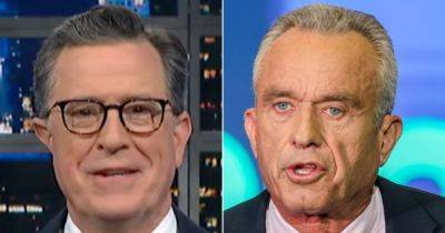 Stephen Colbert Finds Fly Way To Mock RFK Jr. Campaign Woes
