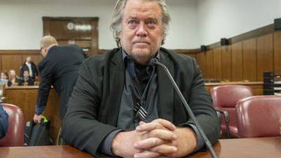 Trump ally Bannon asks the Supreme Court to delay his 4-month prison sentence on contempt charges