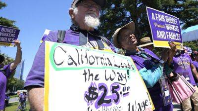 California Democrats agree to delay health care worker minimum wage increase to help balance budget